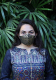 Metallic Printed Fashion Mask