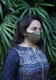 Metallic Printed Fashion Mask