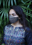Metallic Printed Fashion Mask