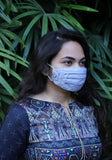 Decorative Pleated Woven Fashion Mask