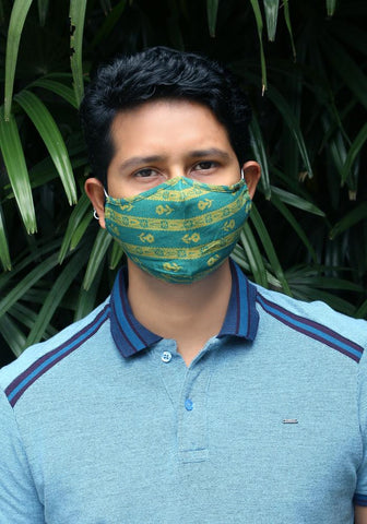 Printed Woven Fashion Mask