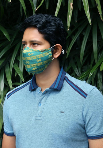 Printed Woven Fashion Mask