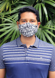 Printed Knit Fashion Mask