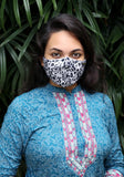 Printed Knit Fashion Mask