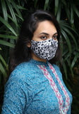 Printed Knit Fashion Mask