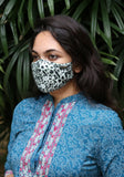 Printed Knit Fashion Mask