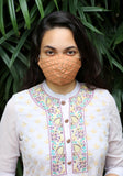 Embroidered Woven Fashion Mask