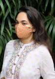 Embroidered Woven Fashion Mask
