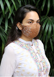 Embroidered Woven Fashion Mask