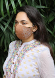 Embroidered Woven Fashion Mask
