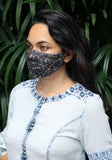 Printed Knit Fashion Mask