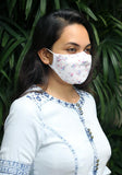 Printed Knit Fashion Mask