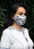 Printed Knit Fashion Mask