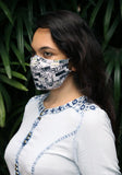 Printed Knit Fashion Mask