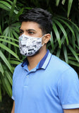 Printed Knit Fashion Mask