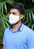 Printed Knit Fashion Mask