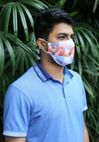 Printed Knit Fashion Mask