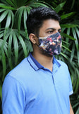 Printed Knit Fashion Mask