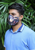 Printed Knit Fashion Mask
