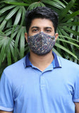 Printed Knit Fashion Mask