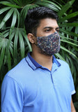 Printed Knit Fashion Mask