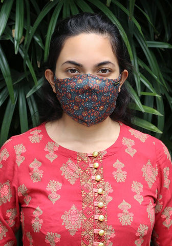 Printed Woven Fashion Mask