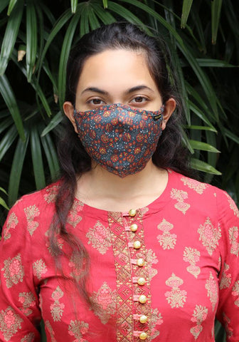 Printed Woven Fashion Mask