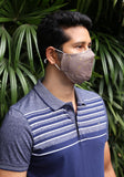 Metallic Printed Woven Fashion Mask