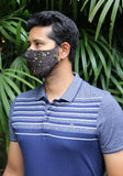 Metallic Printed Woven Fashion Mask