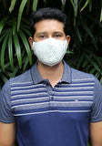 Metallic Printed Woven Fashion Mask
