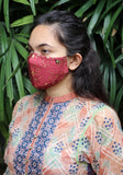 Metallic Printed Woven Fashion Mask