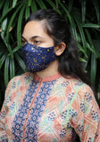 Metallic Printed Woven Fashion Mask