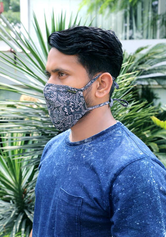 Printed Woven Fashion Mask