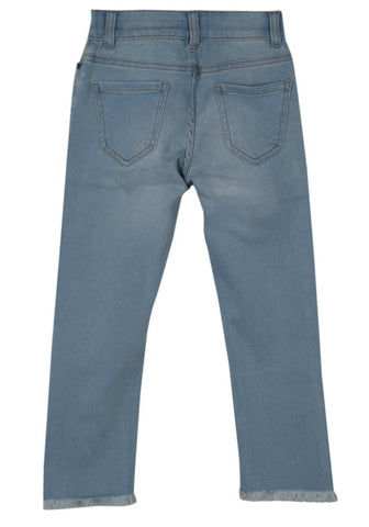 Bleach Wash Girls Denim Bottom (5-11 Years)