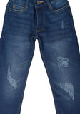 Indigo Wash Girls Denim Bottom (4-11 Years)