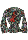 Forest Printed Girls Woven Top