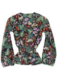 Forest Printed Girls Woven Top