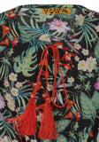 Forest Printed Girls Woven Top