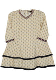 Printed With Embroidered Girl's Ethnic Frock (2-5 Years)