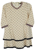 Printed With Embroidered Girl's Ethnic Frock (6-9 Years)