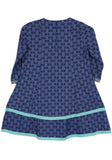 Printed With Embroidered Girl's Ethnic Frock (6-9 Years)