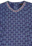 Printed With Embroidered Girl's Ethnic Frock (6-9 Years)