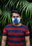 Tie Bleach Denim Mask