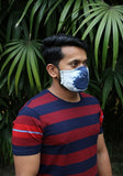 Tie Bleach Denim Mask