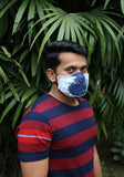 Tie Bleach Denim Mask