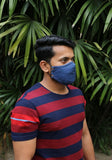Laser Printed  Denim Mask