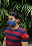Laser Printed  Denim Mask