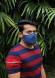 Laser Printed  Denim Mask