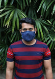 Laser Printed  Denim Mask