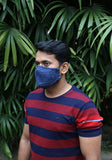 Laser Printed  Denim Mask